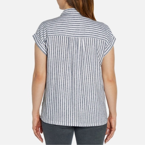 ORVIS Women’s Short Sleeve Linen Blend Button Down Shirt Size S - Picture 5 of 11